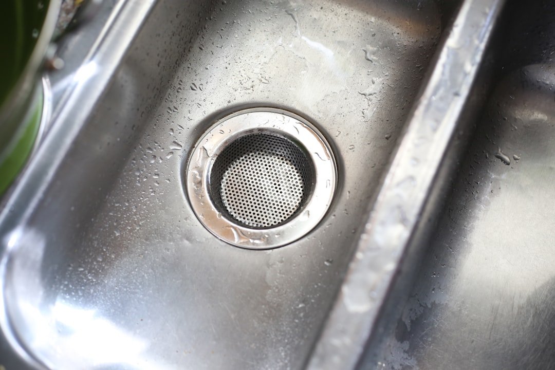 a-stainless-steel-sink-with-a-strainer-in-it-ganwowfcaq4